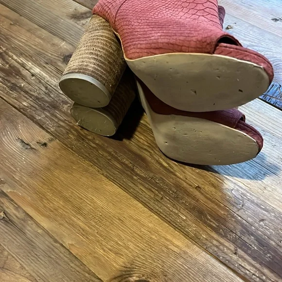 Jeffrey Campbell Oath Suede Croc Ankle Boots - Picture 9 of 14